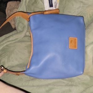 Dooney & Bourke Paige sack Azure (small water damage on side...see pic)
